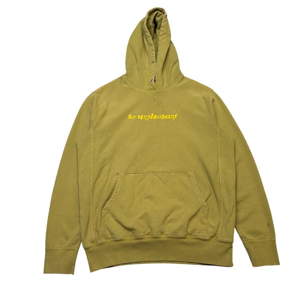 Brain Dead So Umpleasant Pullover Hoodie Men's Large Moss Skater Streetwear